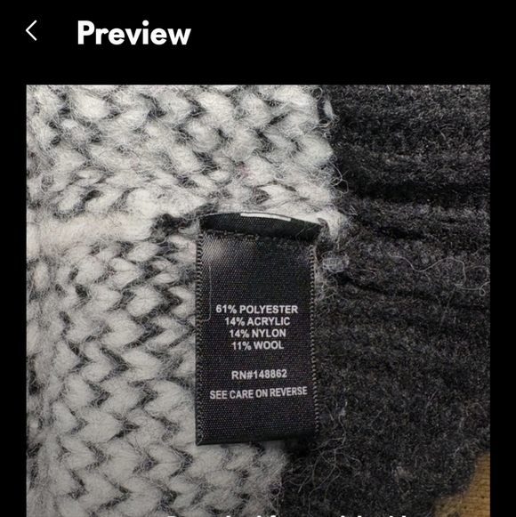 Torrid Black and White Checkered Cardigan - Picture 6 of 7